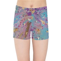 My Pour Cup Painting 7 2 Cbdoilprincess    3e784cd8-e6d8-4a8a-b63e-e3fb6a978394 Kids  Sports Shorts by CBDOilPrincess1