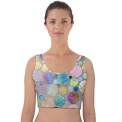 Tiles Cbdoilprincess Eb49aa06-f1b9-412e-836d-30c28dd8f7d9 Velvet Crop Top by CBDOilPrincess1