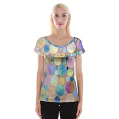 Tiles Cbdoilprincess Eb49aa06-f1b9-412e-836d-30c28dd8f7d9 Cap Sleeve Top by CBDOilPrincess1