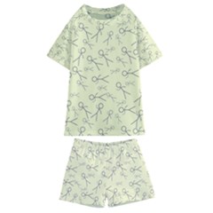 Little Men In Yellow Kids  Swim Tee And Shorts Set by JustToWear