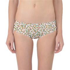 Lonely Flower On Pink Classic Bikini Bottoms by JustToWear
