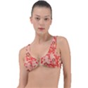 Folk floral pattern. Abstract flowers print. seamless pattern Ring Detail Bikini Top View1