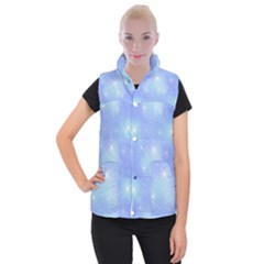 Heavenly Flowers Women s Button Up Vest by SychEva