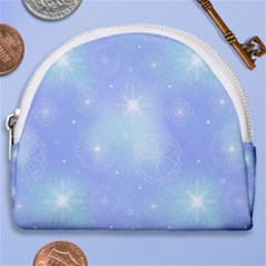 Heavenly Flowers Horseshoe Style Canvas Pouch
