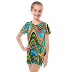 Icecreams2 Kids  Mesh Tee And Shorts Set