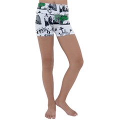 Skaterunderground Kids  Lightweight Velour Yoga Shorts