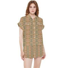 Vintage Ornate Geometric Pattern Chiffon Lounge Set by dflcprintsclothing