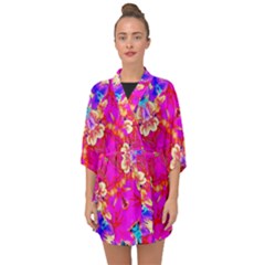 Newdesign Half Sleeve Chiffon Kimono by LW41021