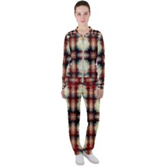 Royal Plaid  Casual Jacket And Pants Set