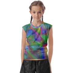 Prisma Colors Kids  Raglan Cap Sleeve Tee by LW41021