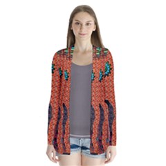 Cats Drape Collar Cardigan