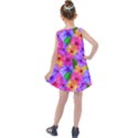 Watercolor Flowers  Multi-colored Bright Flowers Kids  Summer Dress View2