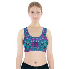 Peacock2 Sports Bra With Pocket by LW323