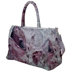 Pebbles Module  Duffel Travel Bag by kaleidomarblingart