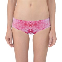 Pink Marbling Ornate Classic Bikini Bottoms by kaleidomarblingart