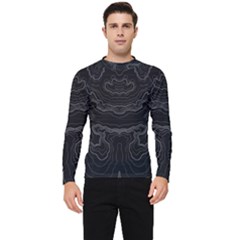 Topography Men s Long Sleeve Rash Guard by goljakoff