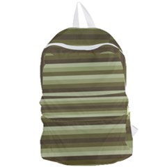 Linear Warm Print Design Foldable Lightweight Backpack