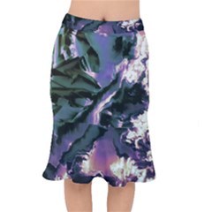 Abstract Wannabe Short Mermaid Skirt by MRNStudios