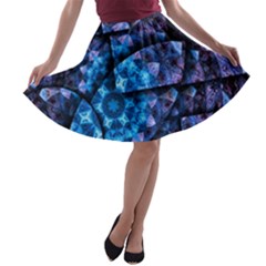 Dismembered Mandala A-line Skater Skirt by MRNStudios