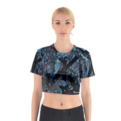 Sputnik Cotton Crop Top by MRNStudios