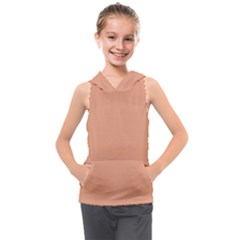 Coral Sands Kids  Sleeveless Hoodie by FabChoice