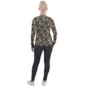 Browns Geometric Abstract Design Velvet Zip Up Jacket View2