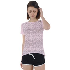 #bemomstrong (small, Baby Pink) Shirt  3692 × 4800 Px Short Sleeve Foldover Tee by CuteClassyQuirky