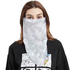 Rose White Face Covering Bandana (triangle) by Janetaudreywilson