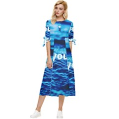Img 20201226 184753 760 Bow Sleeve Chiffon Midi Dress