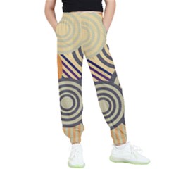 Circular Pattern Kids  Elastic Waist Pants by designsbymallika