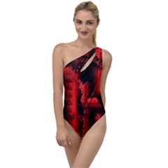 Red Light To One Side Swimsuit by MRNStudios