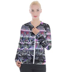 Techno Bouquet Casual Zip Up Jacket by MRNStudios
