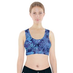 Fuzzball Mandala Sports Bra With Pocket by MRNStudios