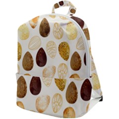 Golden Egg Easter Zip Up Backpack by designsbymallika