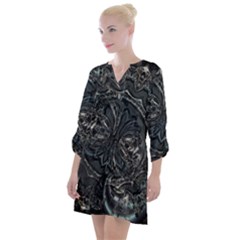 Slammer Open Neck Shift Dress by MRNStudios
