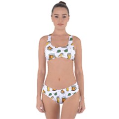 Beer Love Criss Cross Bikini Set by designsbymallika