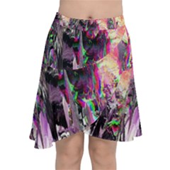Combat Drops Chiffon Wrap Front Skirt by MRNStudios