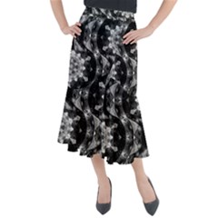 Gemini Mandala Midi Mermaid Skirt by MRNStudios