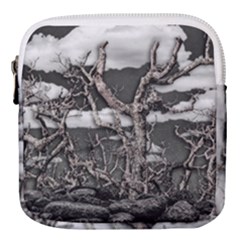 Dark Fantasy Landscape Poster Mini Square Pouch