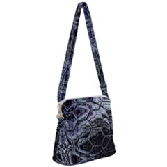 Circuits Zipper Messenger Bag by MRNStudios