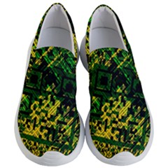 Root Humanity Bar And Qr Code Combo 7 Women s Lightweight Slip Ons by WetdryvacsLair