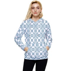 Arabic Vector Seamless Pattern Women s Lightweight Drawstring Hoodie by webstylecreations