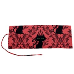 Cat Pattern Roll Up Canvas Pencil Holder (s) by NerdySparkleGoth
