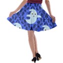 Ghost Pattern A-line Skater Skirt View2