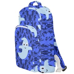 Ghost Pattern Double Compartment Backpack by NerdySparkleGoth