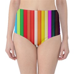Ultimate Vibrant Classic High-waist Bikini Bottoms by hullstuff