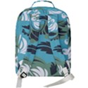 Folk flowers pattern Floral surface Double Compartment Backpack View3