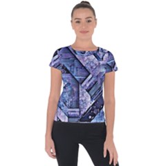 Different Volumes Short Sleeve Sports Top  by MRNStudios