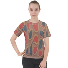 Background-abstract-non-seamless Women s Sport Raglan Tee