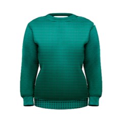 Metallic Mesh Screen 2-blue Women s Sweatshirt by impacteesstreetweareight